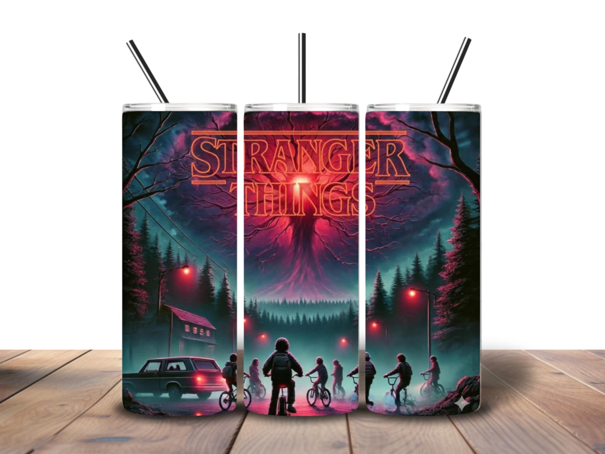 Stranger things tumbler