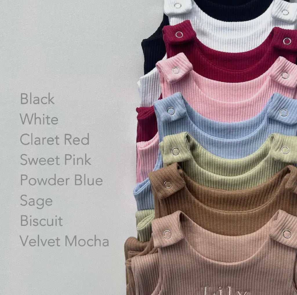 Personlized Baby Dungarees Romper