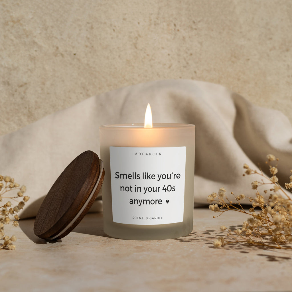 50th Birthday Candle - Luxury Vanilla Soy 220g | 50th Birthday Gift
