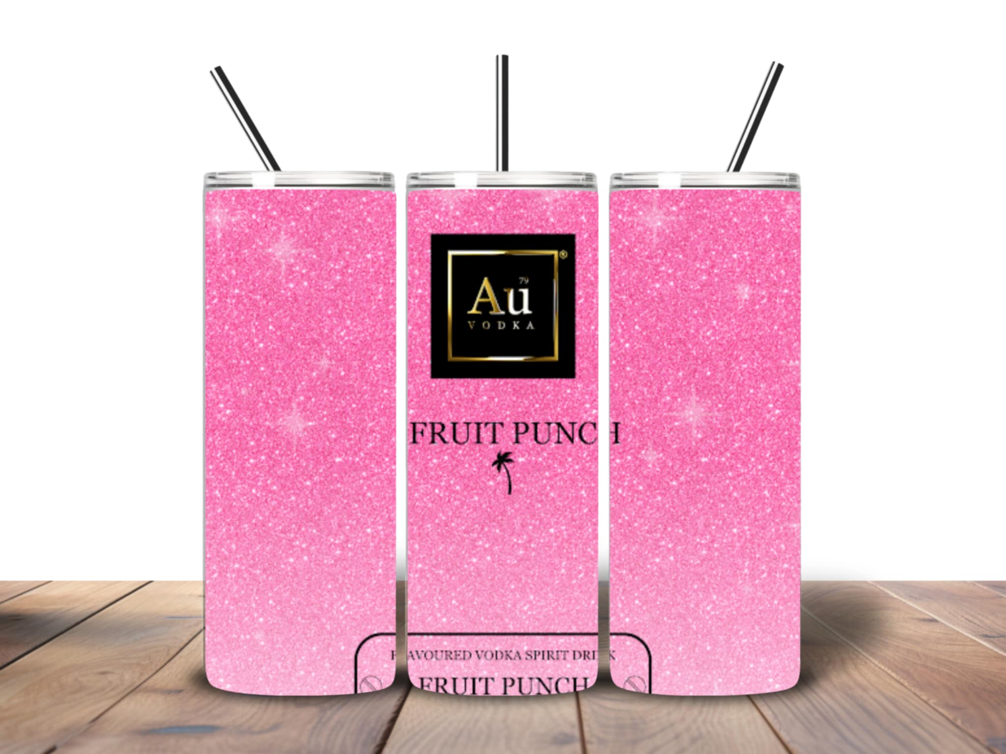 Sparkly pink au tumbler