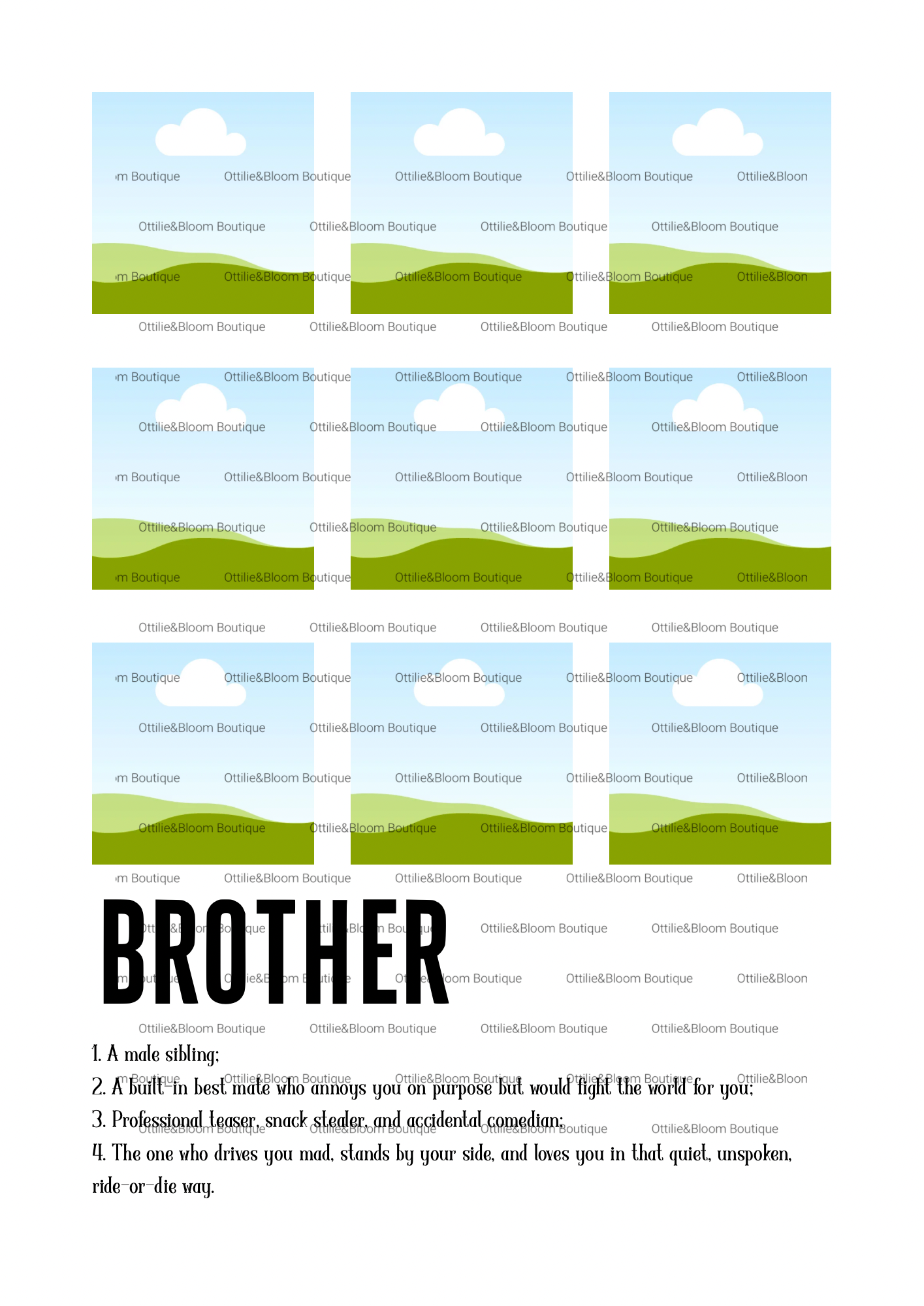 Brother print - A4 glossy