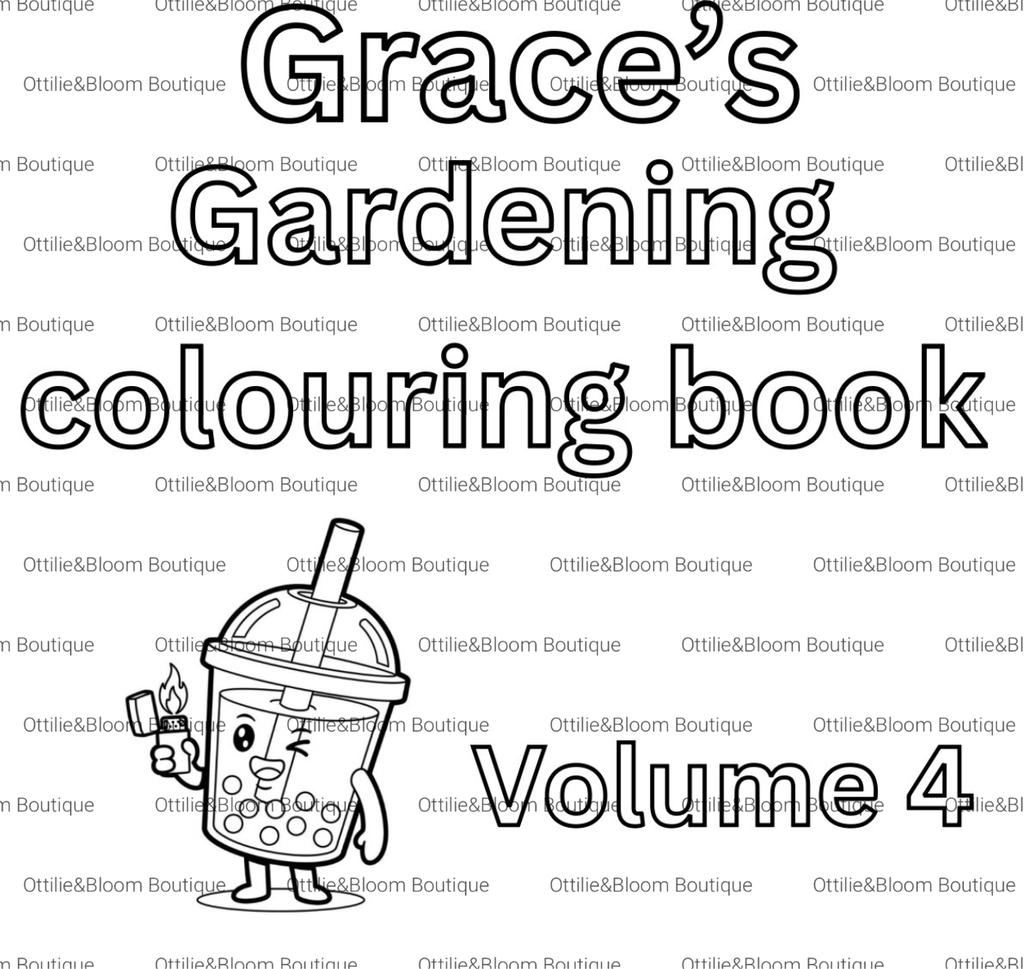 Gardening Personlised colouring book- VOL 4