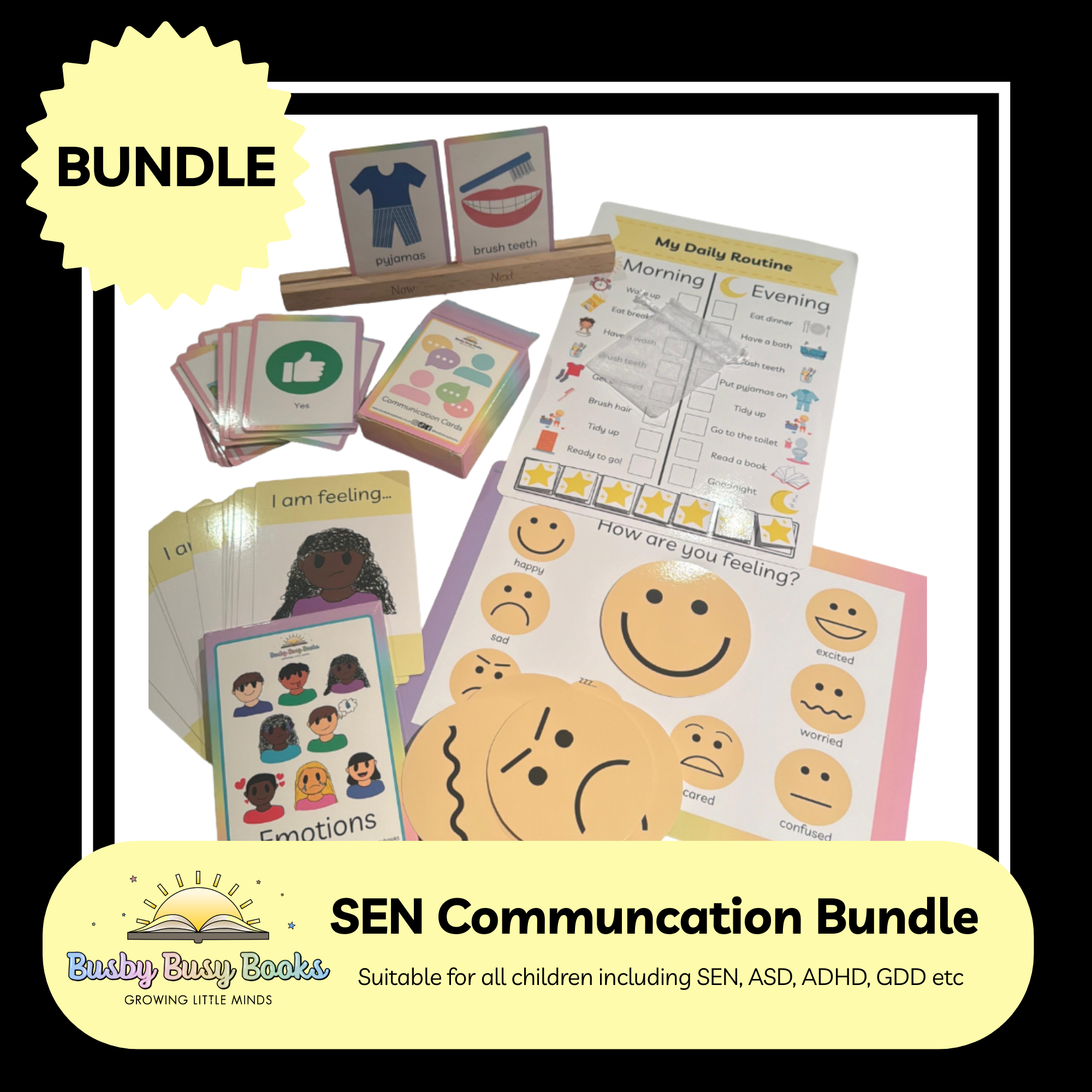 Communication SEN Bundle - ASD/ADHD/GDD/Autism etc
