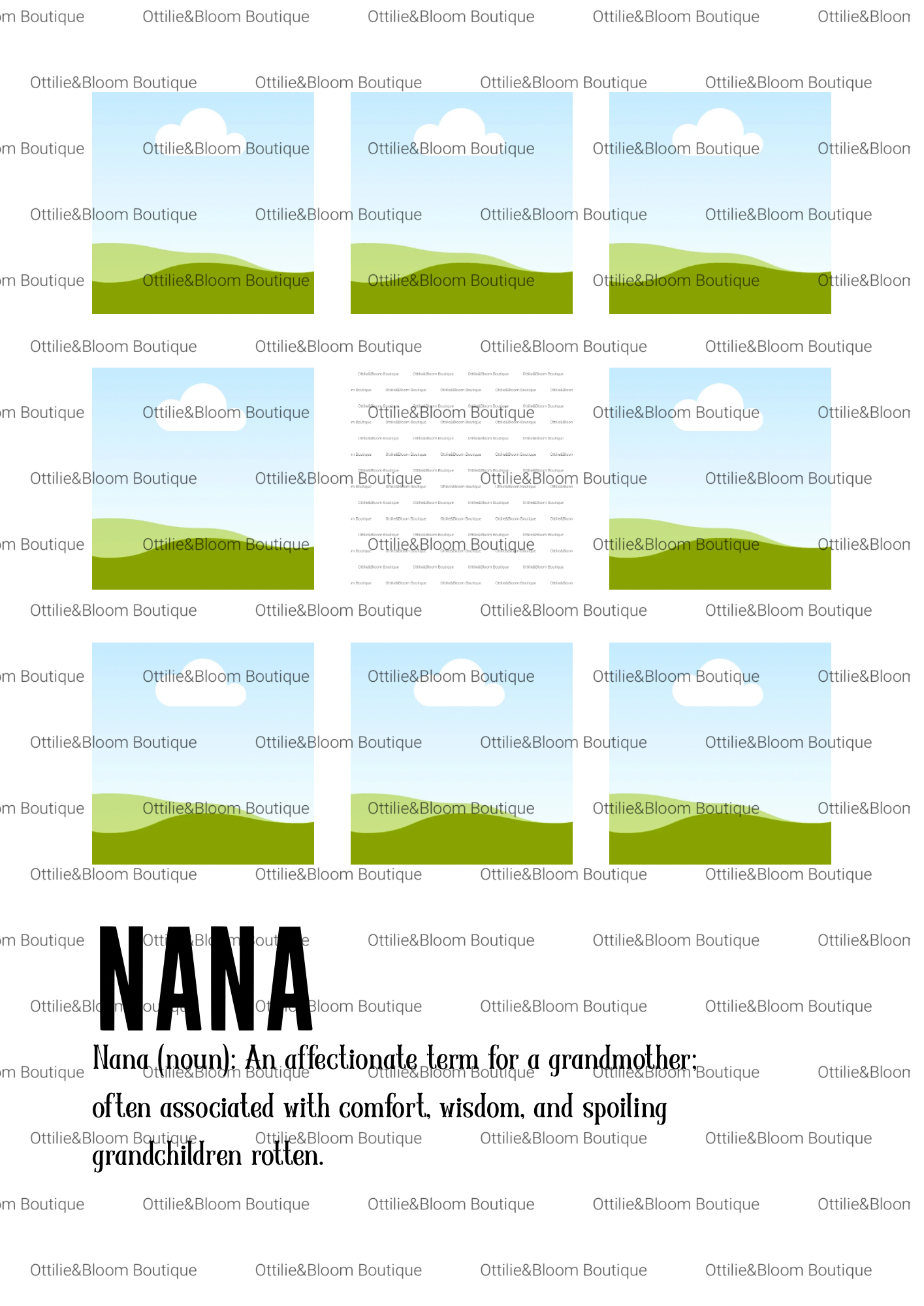 Nana print - A4 glossy