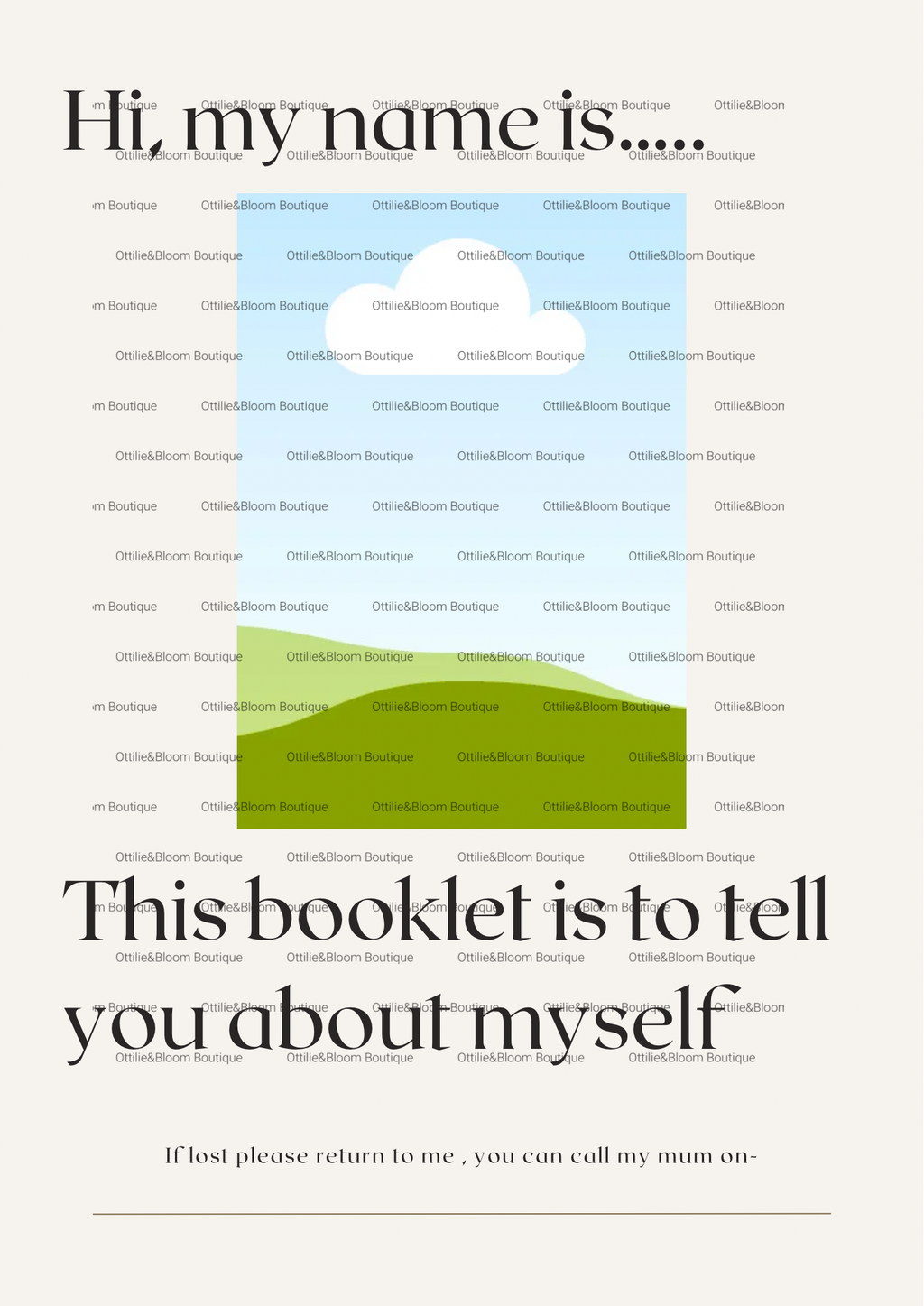 SEN BOOKLET