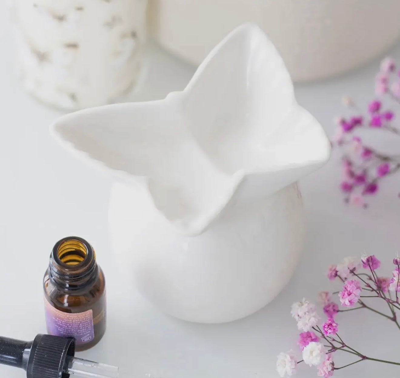White Butterfly Oil burner