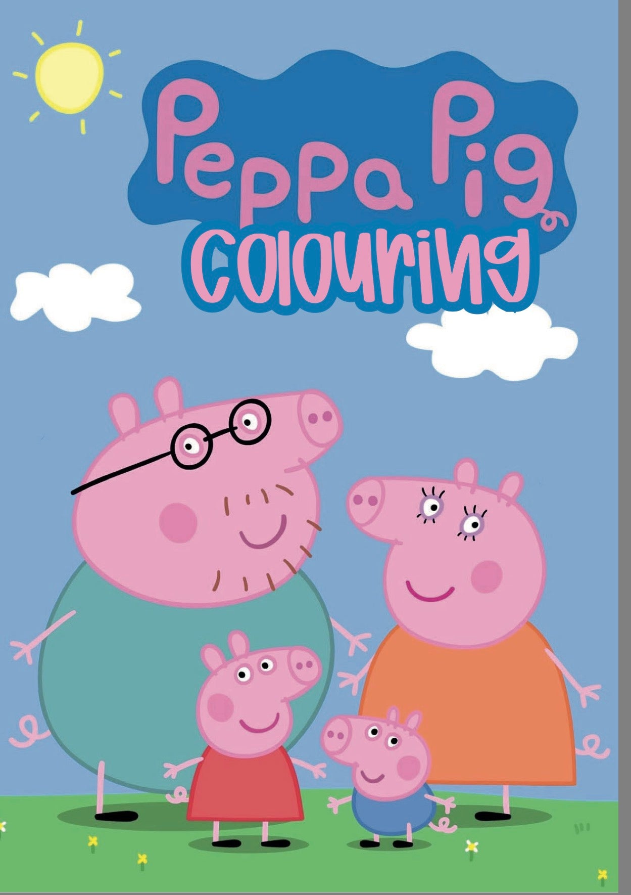 Pepper pig colouring book a4
