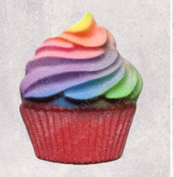 Cupcake bath bomb