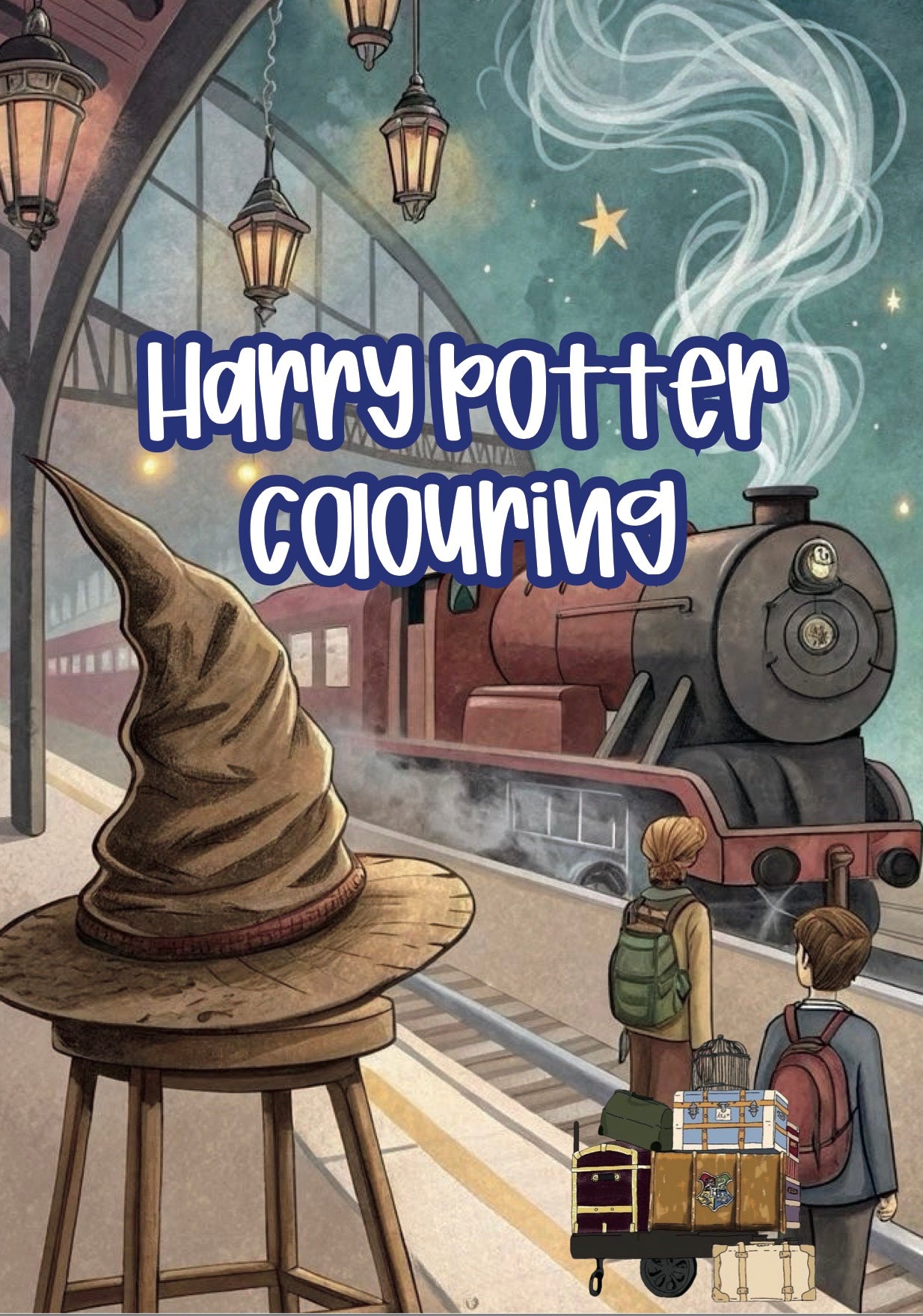 Harry Potter colouring book a4
