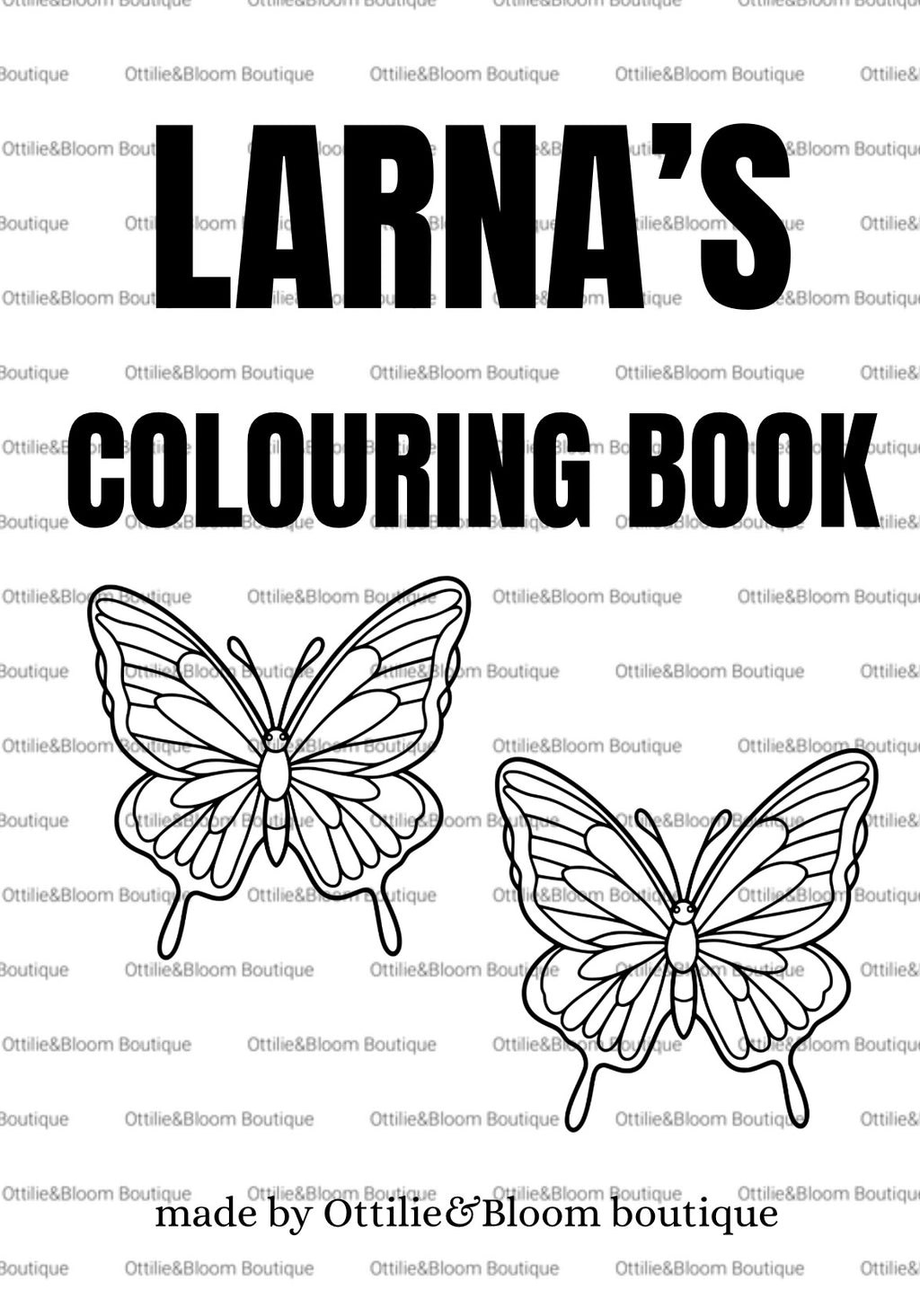 Swear word Personlised colouring book