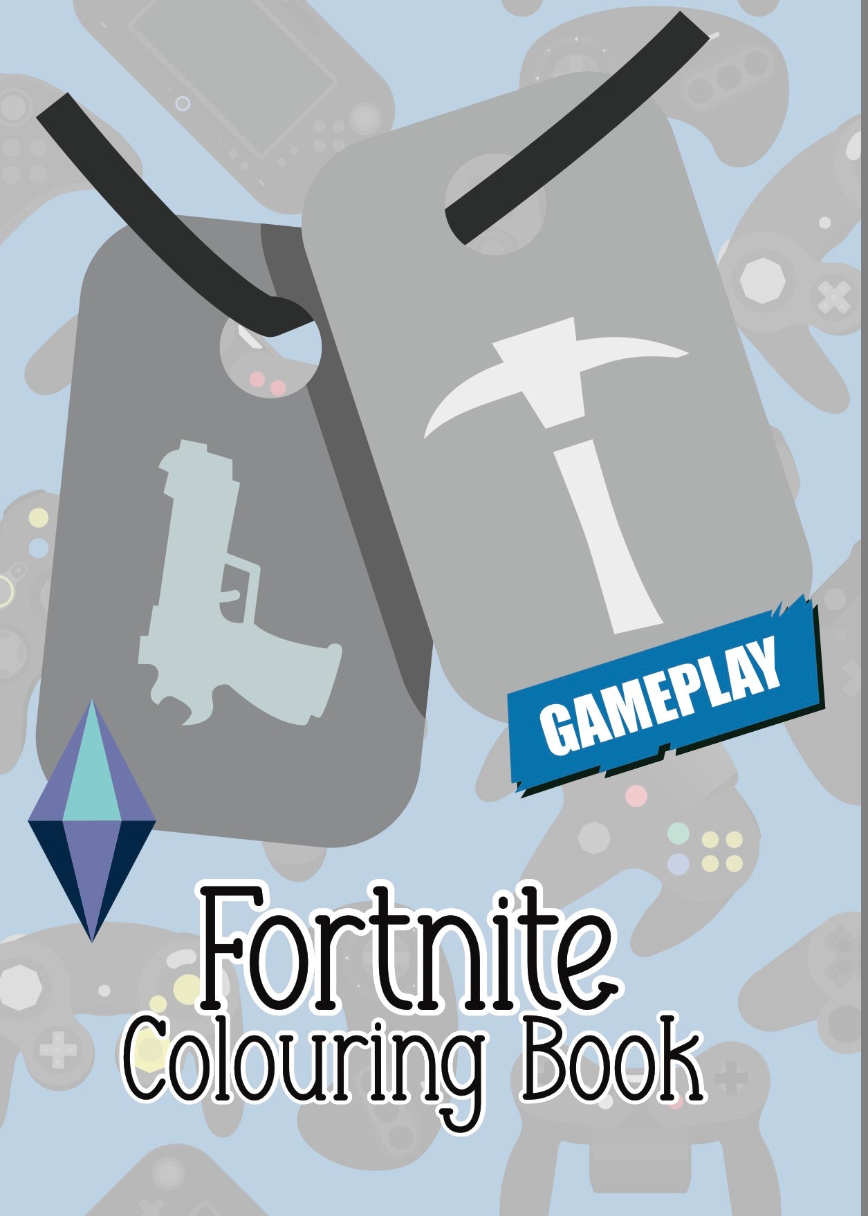 Fortnite colouring book A4