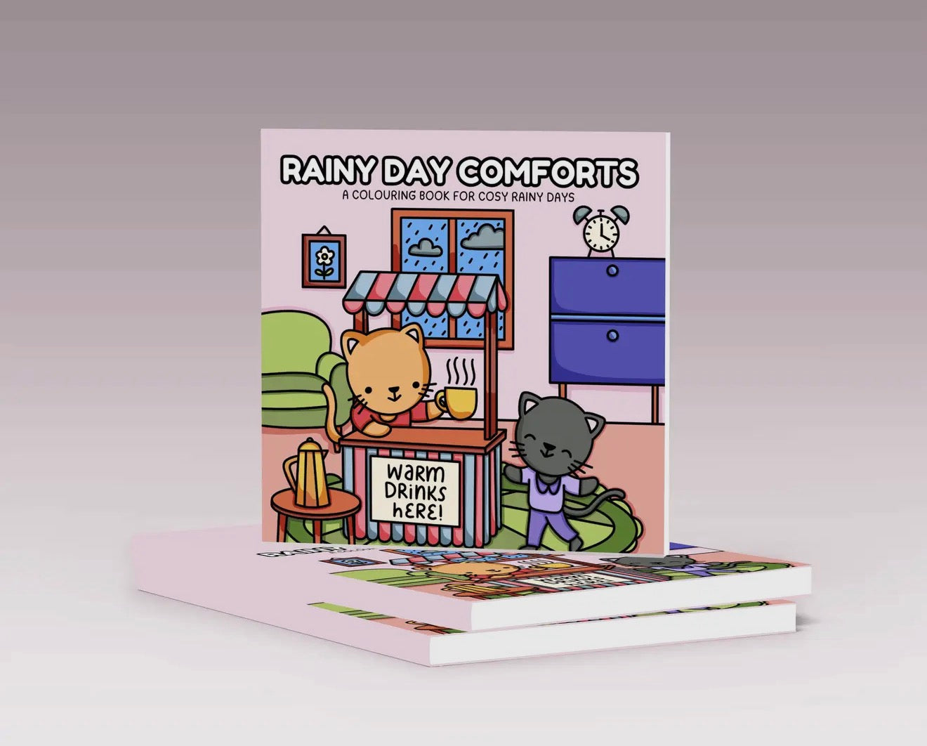 Rainy Days Comfort colouring book