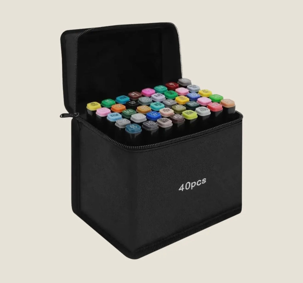 40pc colouring markers