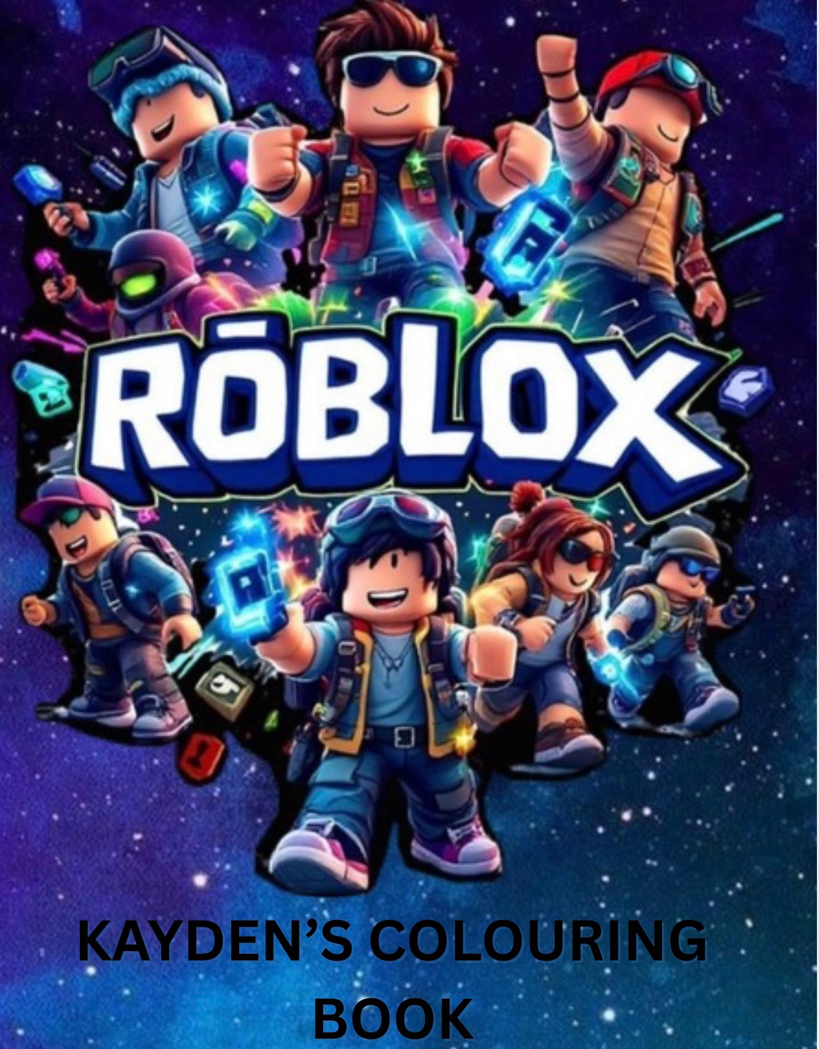 Roblox colouring book A4