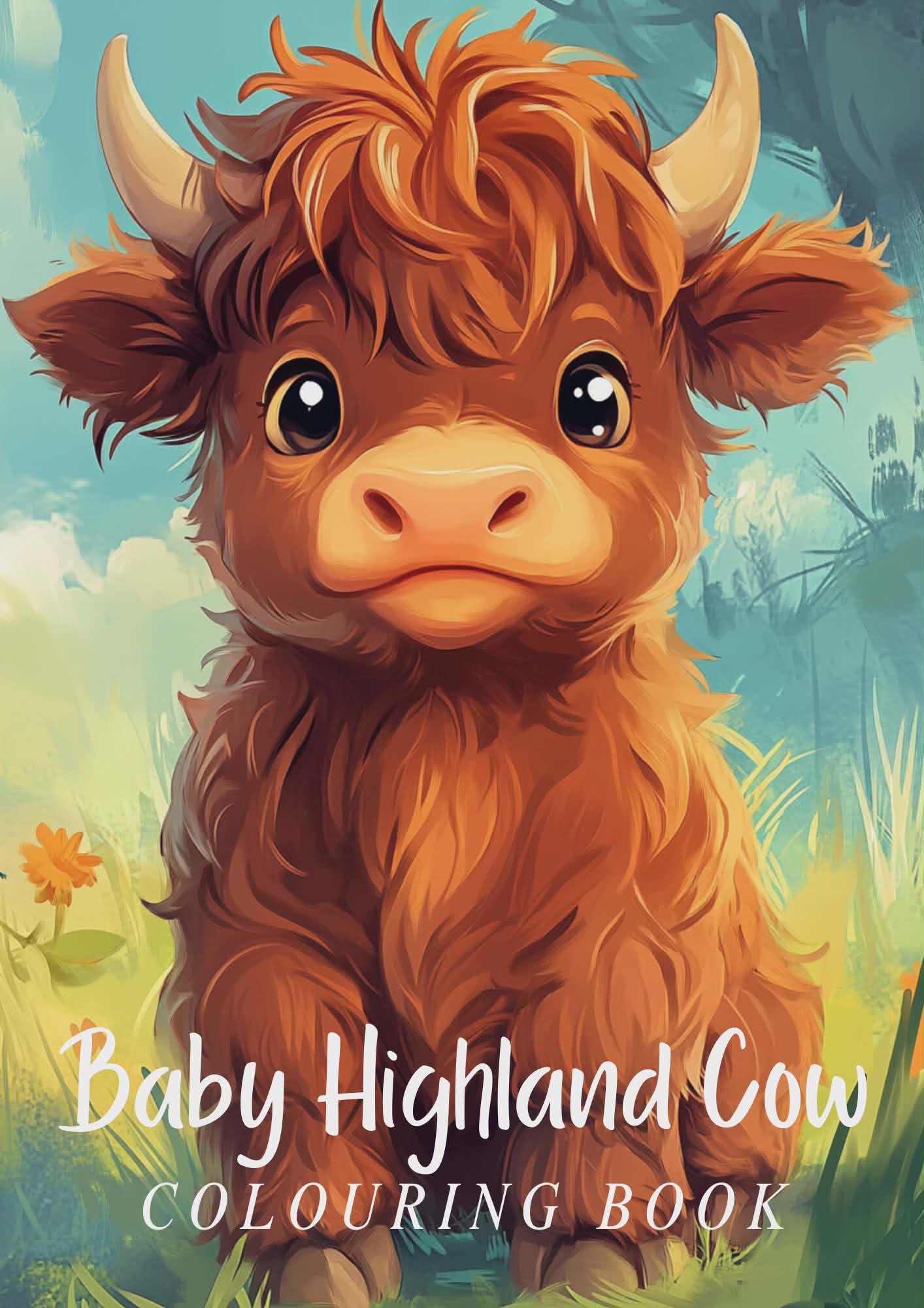 Highland cow Personlised A4