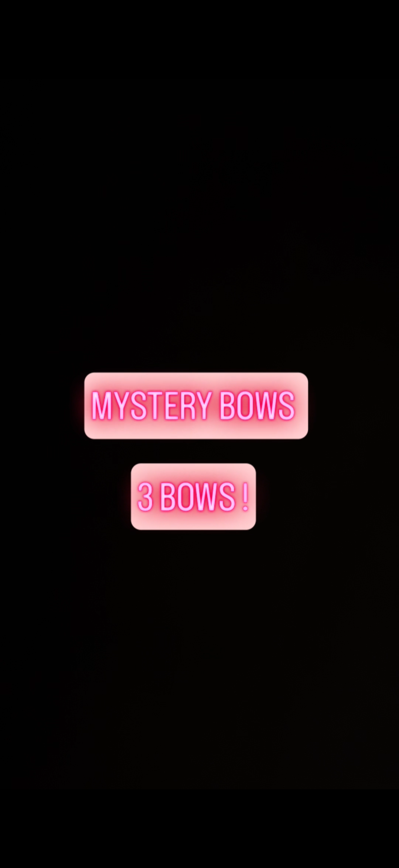 MYSTERY BOW BAG