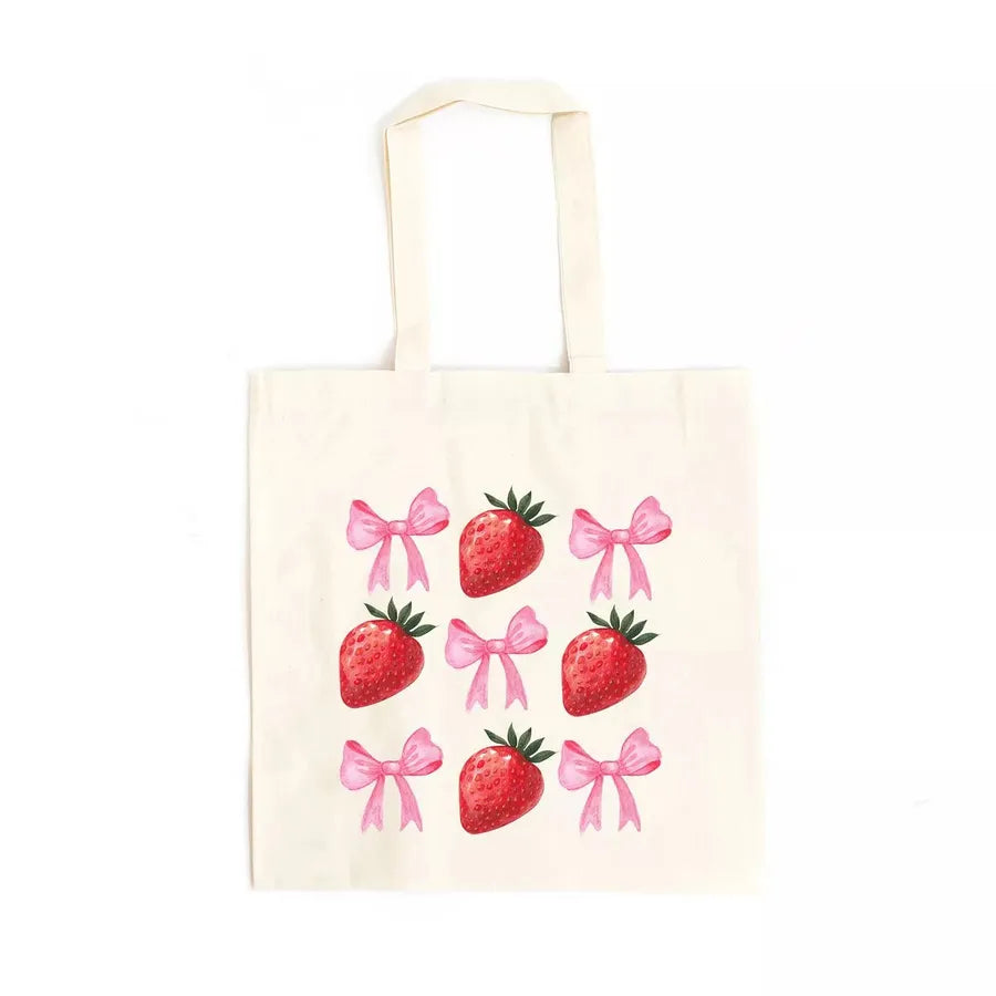 Student Cute Butterfly Knot Printed Canvas Bag Single Shoulder Foldable Shopping Handbag Ladies Tote Bag